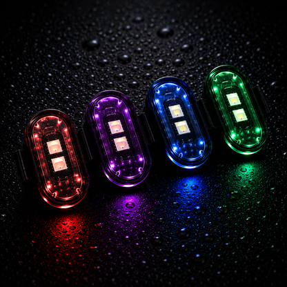 RGB LED Vehicle Light Kit - 8 Colors