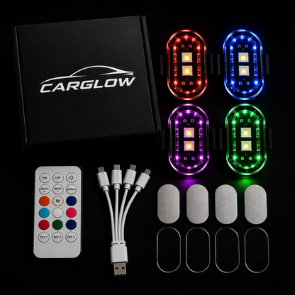 RGB LED Vehicle Light Kit - 8 Colors