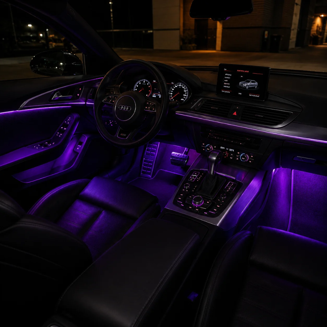 RGB LED Vehicle Light Kit - 8 Colors